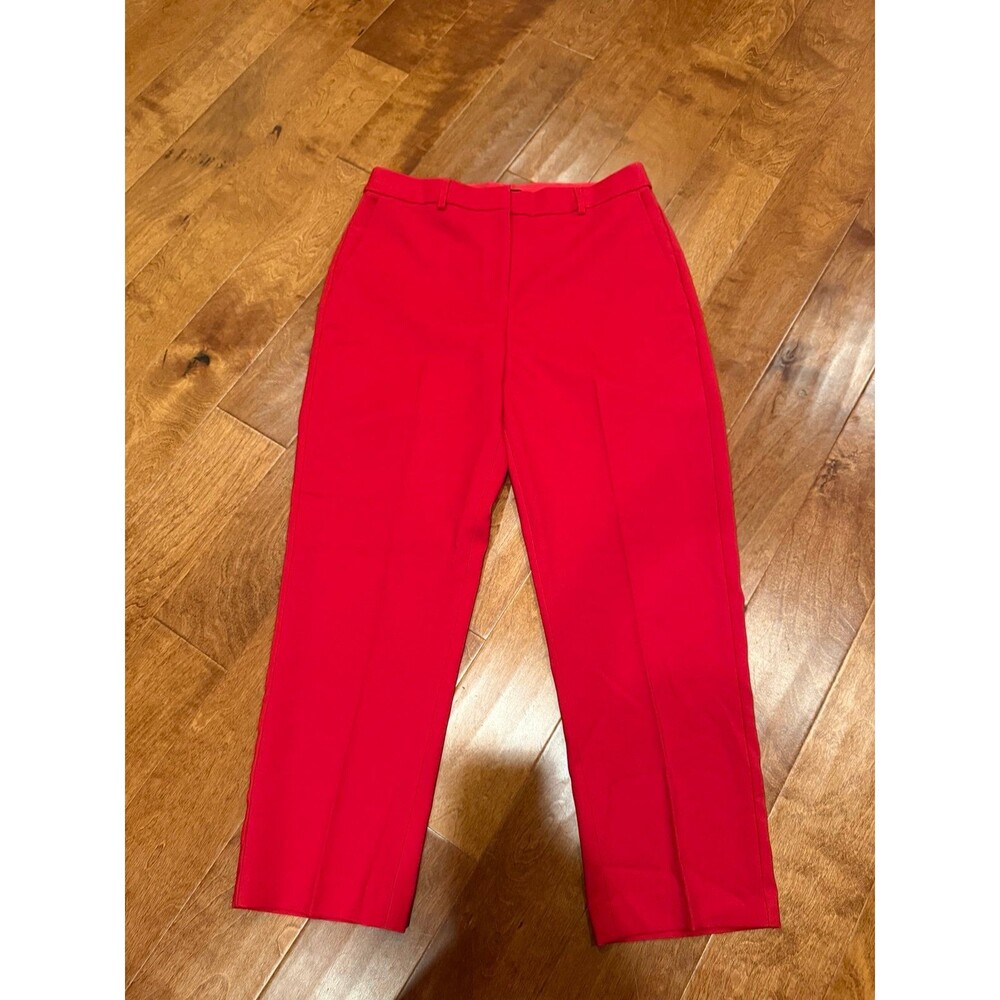 Express red editor straight ankle high rise size 12 regular NWOT